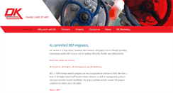 Desktop Screenshot of dkengineeringltd.com